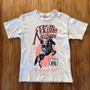 Daydreamer Cream Graphic Tee with Black Label